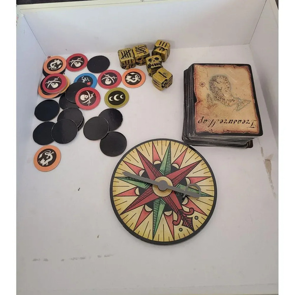 Pirateology‎ Board Game, VGC, 2007, PIRATE GAMe, Missing 1 Coin & Instructions - Picture 3 of 6